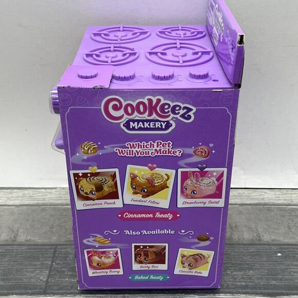 Moose Toys Cookeez Makery Cinnamon Treatz Oven Playset - Pink, Ages 5+. {123}. - Picture 3 of 16